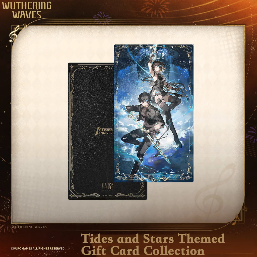Wuthering Waves - Tides and Stars Themed Gift Card Collection KURO GAMES