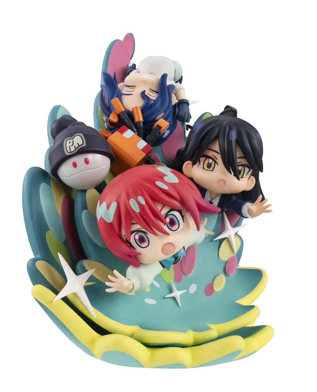 Mobile Suit Gundam GQuuuuuuX - Amate Yuzuriha & Nyaan & Shuji Ito Non Scale Figure Megahouse
