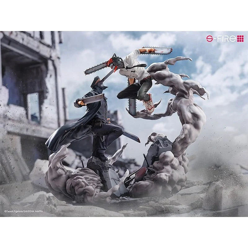 Chainsaw Man - Chainsaw Man vs. Samurai Sword Non Scale Figure SEGA