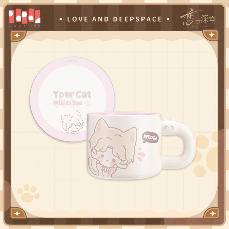 Love and Deepspace - Your Cat Misses You Series Mug InFold Games