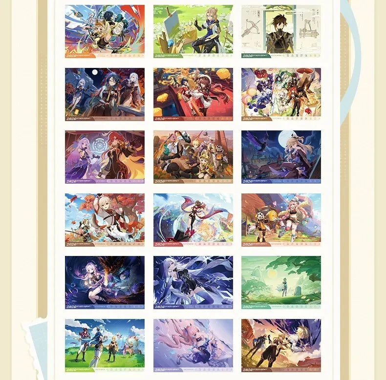 Genshin Impact - 2026 Desk Calendar Gift Box miHoYo