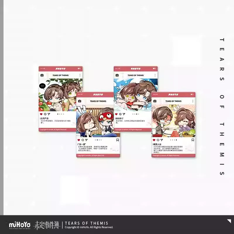 Tears of Themis - Collection Series Chibi Acrylic Photo Card Set Vol.2 miHoYo