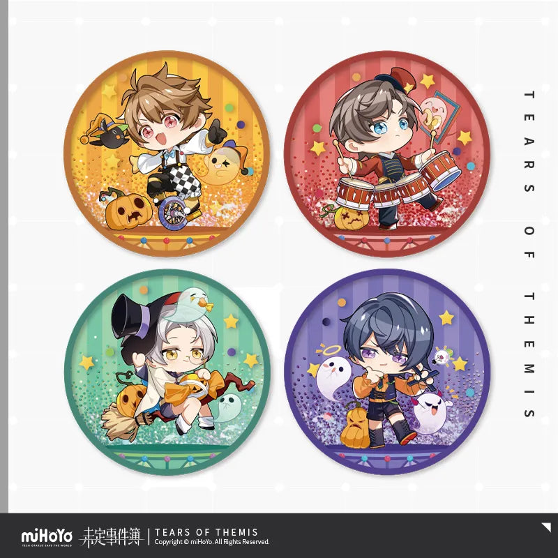 Tears of Themis - Pumpkin Adventure Series Chibi Acrylic Quicksand Coaster miHoYo