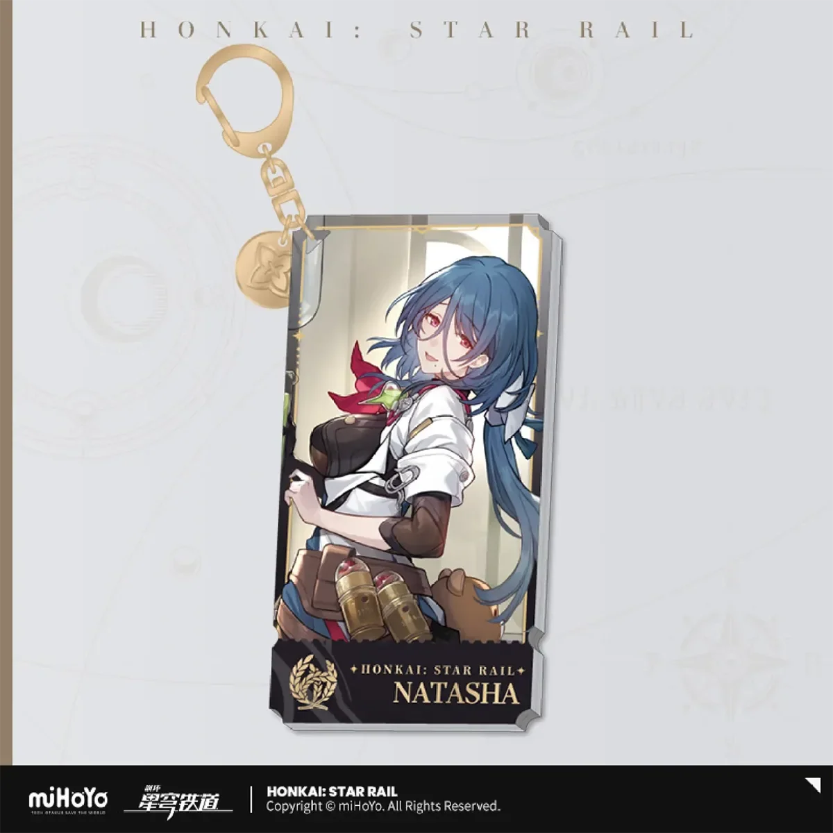 Honkai: Star Rail - The Abundance Path Character Acrylic Warp Artwork Acrylic Keychain miHoYo