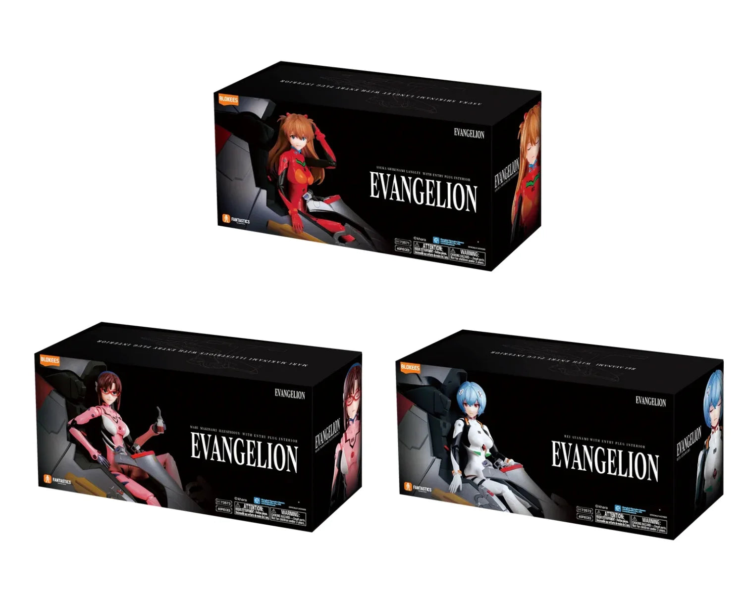 Evangelion - Fantastics Series (With Entry Plug Interior Ver.) Action Figure Blokees