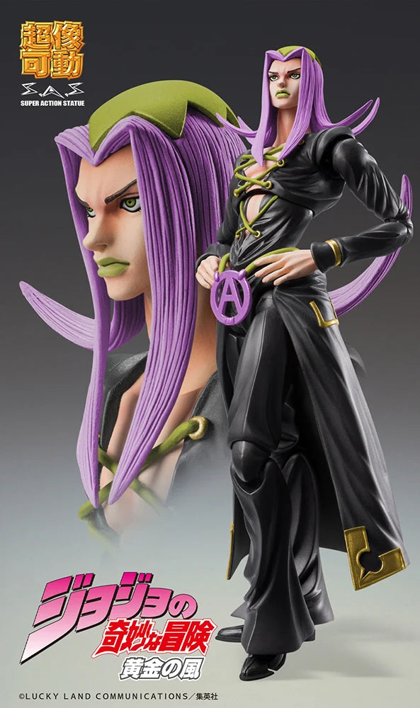 JoJo's Bizarre Adventure: Golden Wind - Leone Abbacchio (BLACK Ver.) Super Action Figure Medicos Entertainments