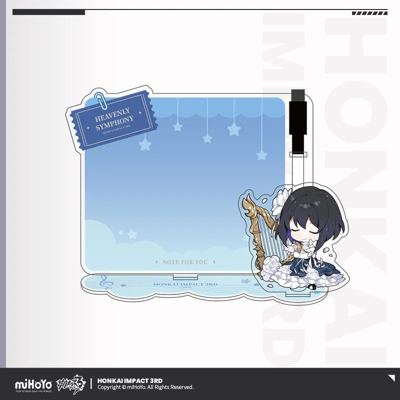Honkai Impact 3rd - Seele Symphonic Poems of the Holy Night Chibi Acrylic Message Board miHoYo