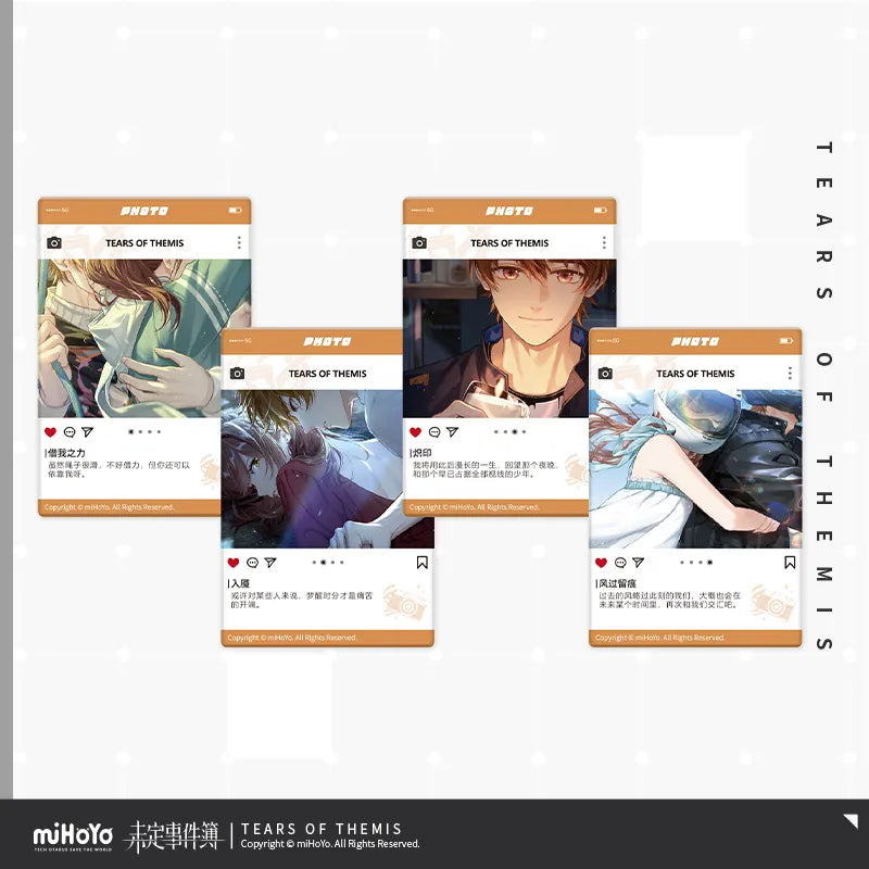 Tears of Themis - Collection Series Fixed CG Acrylic Photo Card Vol.7 miHoYo