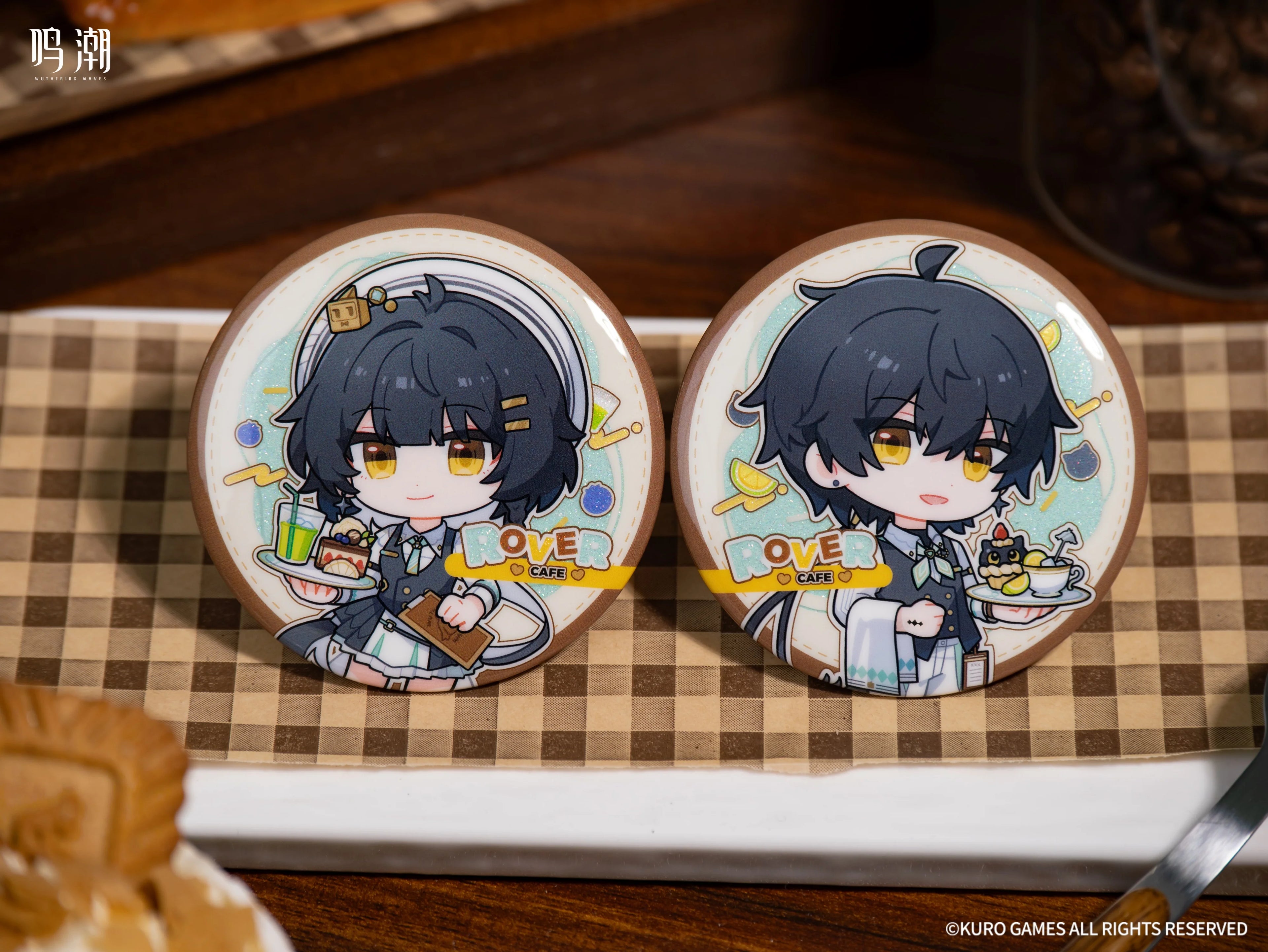 Wuthering Waves - When the Skies Align Themed Chibi Tin Badge KURO GAMES