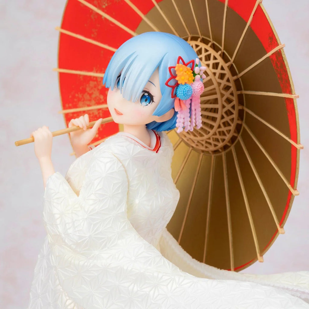 Re:Zero -Starting Life In Another World - Rem (Shiromuku Ver.) re-run 1/7 Scale Figure FuRyu Corporation