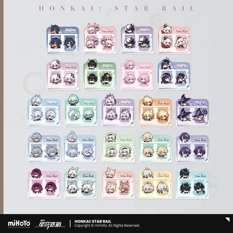 Honkai: Star Rail - Pom-Pom Gallery Soft Magnetic Bookmark Set miHoYo