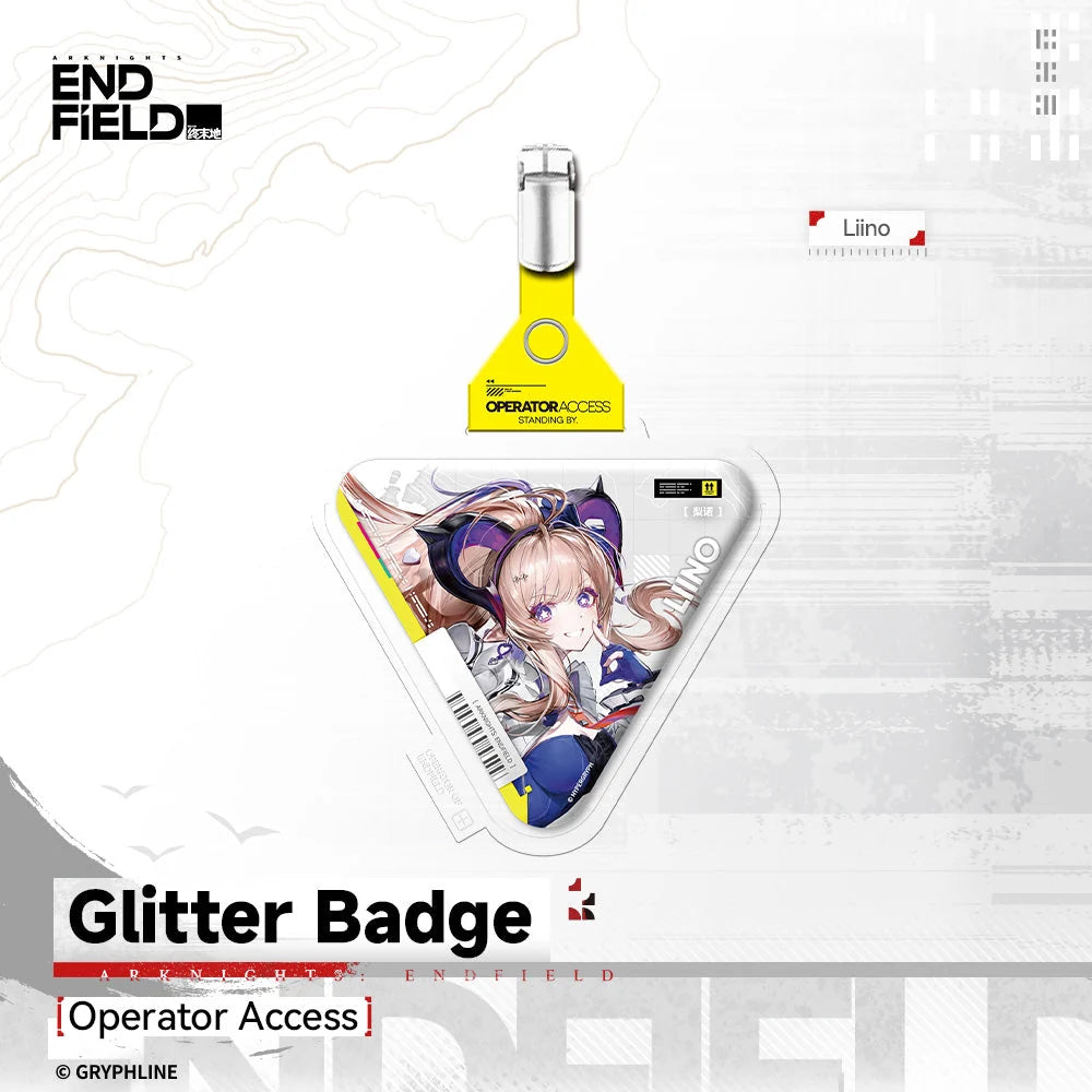 Arknights: Endfield - Arcane & Liino Operator Access Glitter Badge HYPERGRYPH