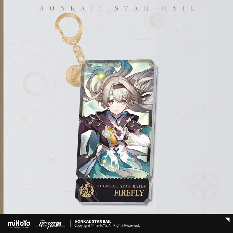 Honkai: Star Rail - The Destruction Path Character Warp Artwork Acrylic Keychain miHoYo