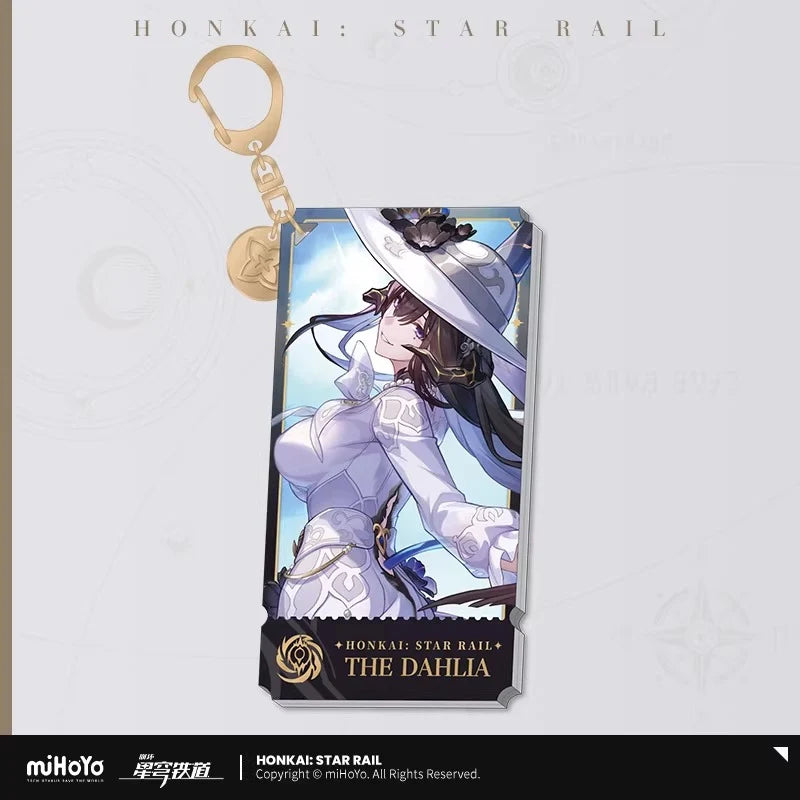 Honkai: Star Rail - The Nihility Path Character Acrylic Warp Artwork Acrylic Keychain miHoYo