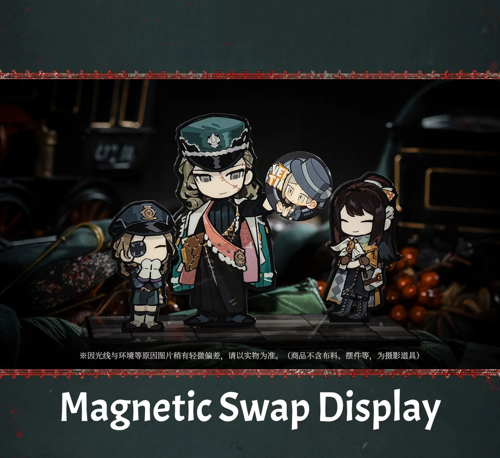 Reverse: 1999 - Wobbly Train Attendants Acrylic Stand Set BLUEPOCH