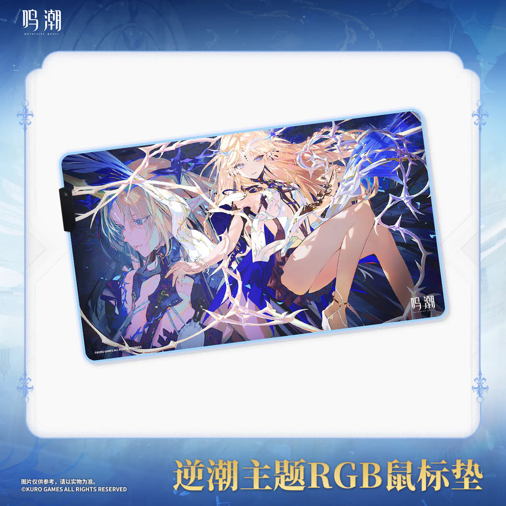 Wuthering Waves - Against the Tides Themed RGB Glowing Mouse Pad KURO GAMES