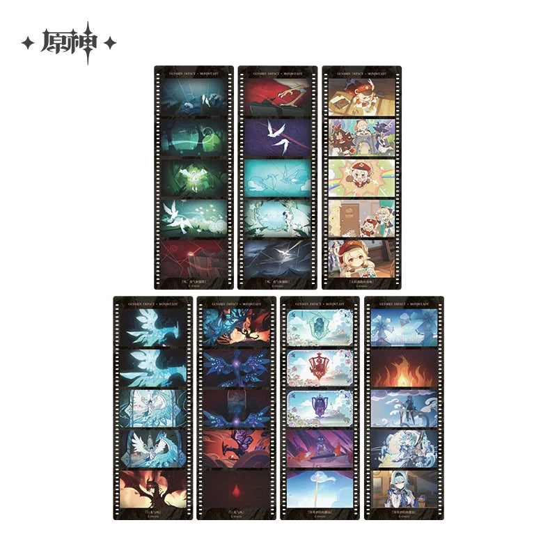 Genshin Impact - Earthly Glimpses Series Film Strip Style Bookmark Set miHoYo