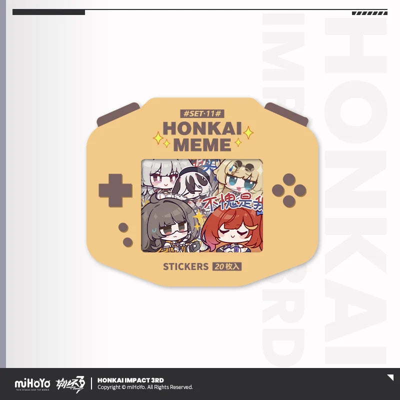 Honkai Impact 3rd - HONKAI MEME Sticker Set miHoYo