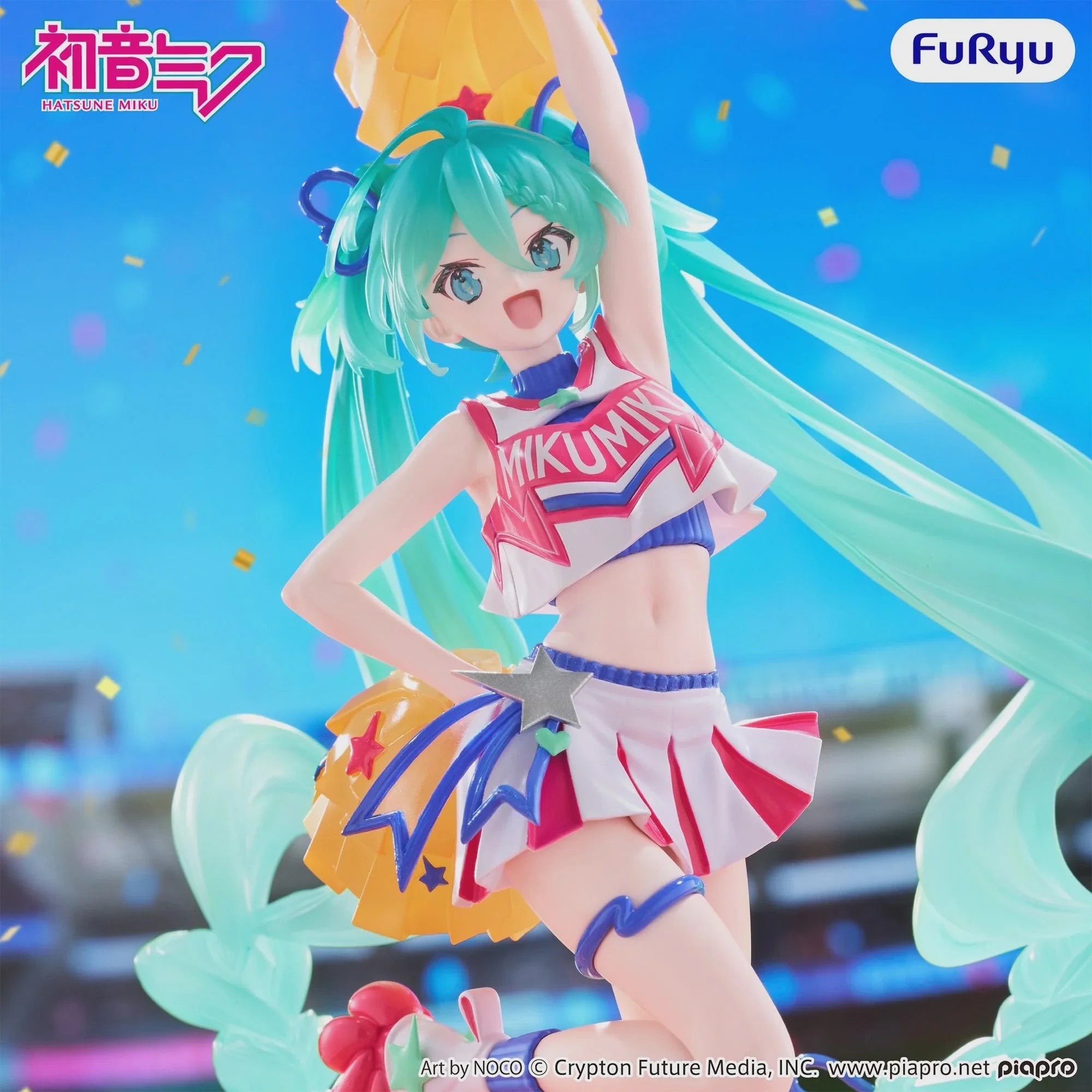Hatsune Miku - Hatsune Miku (Cheerleader ver.) Muchute Prize Figure FuRyu Corporation