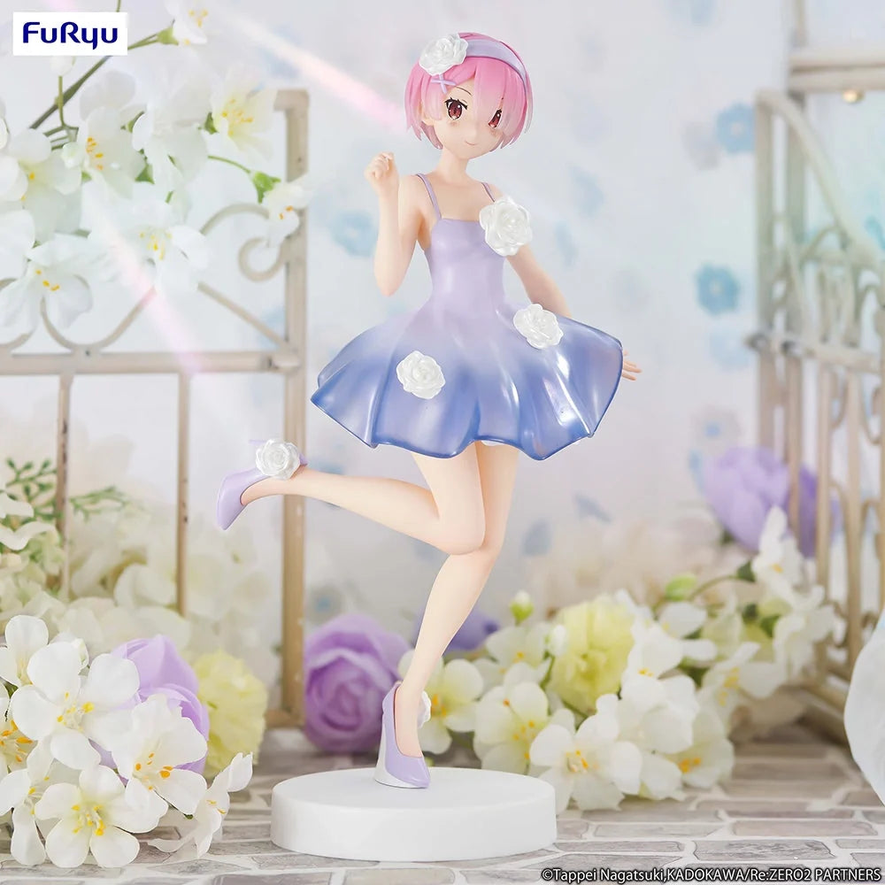 Re:ZERO Starting Life in Another World - Ram(Flower Dress Ver.) Trio-Try-iT Prize Figure FuRyu Corporation