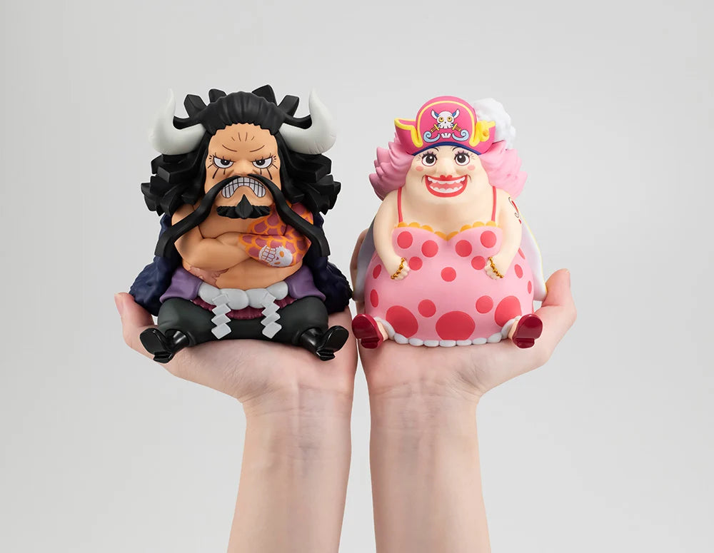 One Piece - Kaido the Beast & Big Mom Set [with gourd & semla] Mini Figure MegaHouse