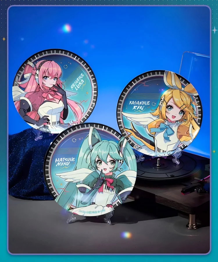 Vocaloid - Wings of the Synthwave Series Plate Moeyu