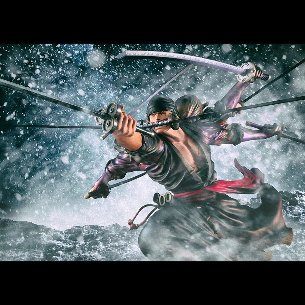 One Piece - Roronoa Zoro(Demon Spirit Kyuutou Ryuu Asura Ver.) ONE PIECE Portrait.Of.Pirates WA-MAXIMUM Figure MegaHouse