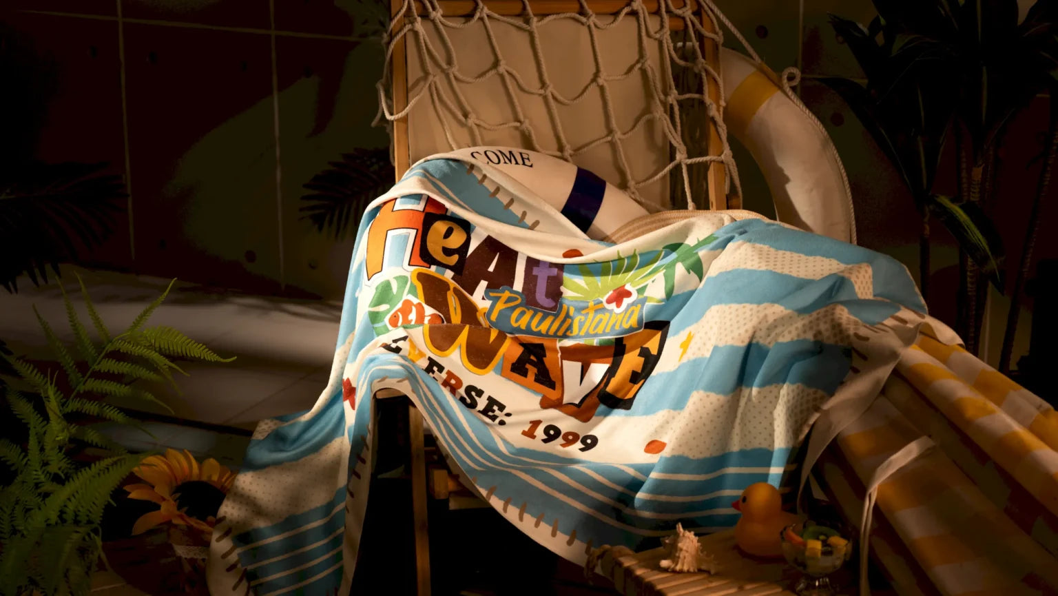 Reverse: 1999 - Between Sand And Spume Series Multi Beach Towel BLUEPOCH