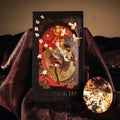 Reverse: 1999 - Melania Red & White Series Combo Set & Flowing Sand Acrylic Stand BLUEPOCH