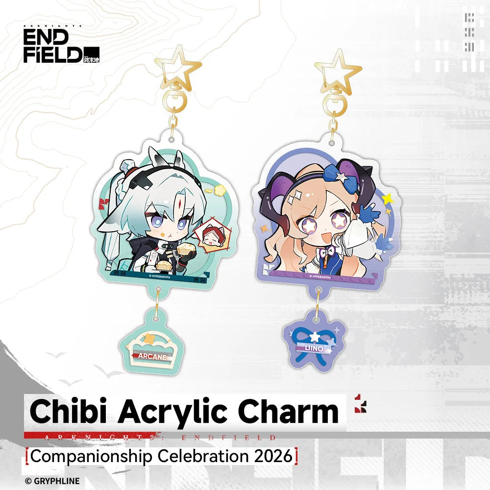 Arknights: Endfield - Arcane & Liino Chibi Acrylic Charm HYPERGRYPH