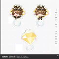 Tears of Themis - Fun Tour Invitation Series Chibi Acrylic Ring Set miHoYo
