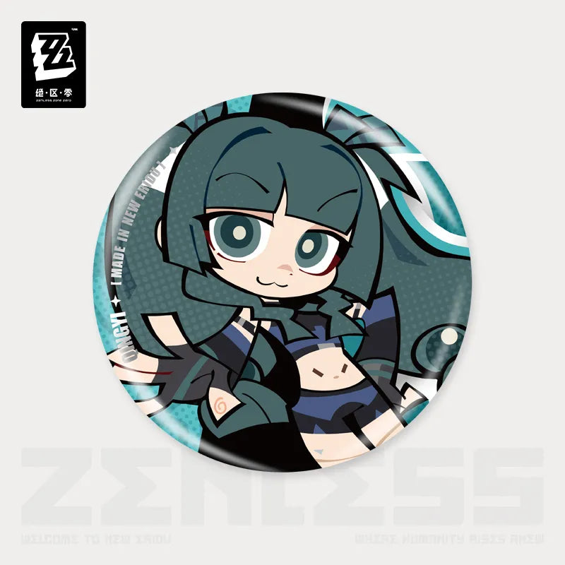 Zenless Zone Zero - Criminal Investigation Special Response Team Chibi Badge miHoYo