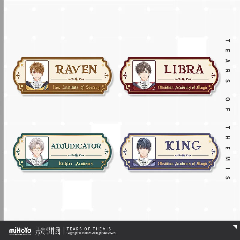 Tears of Themis - Heartfelt Attraction Series Acrylic Name Badge miHoYo