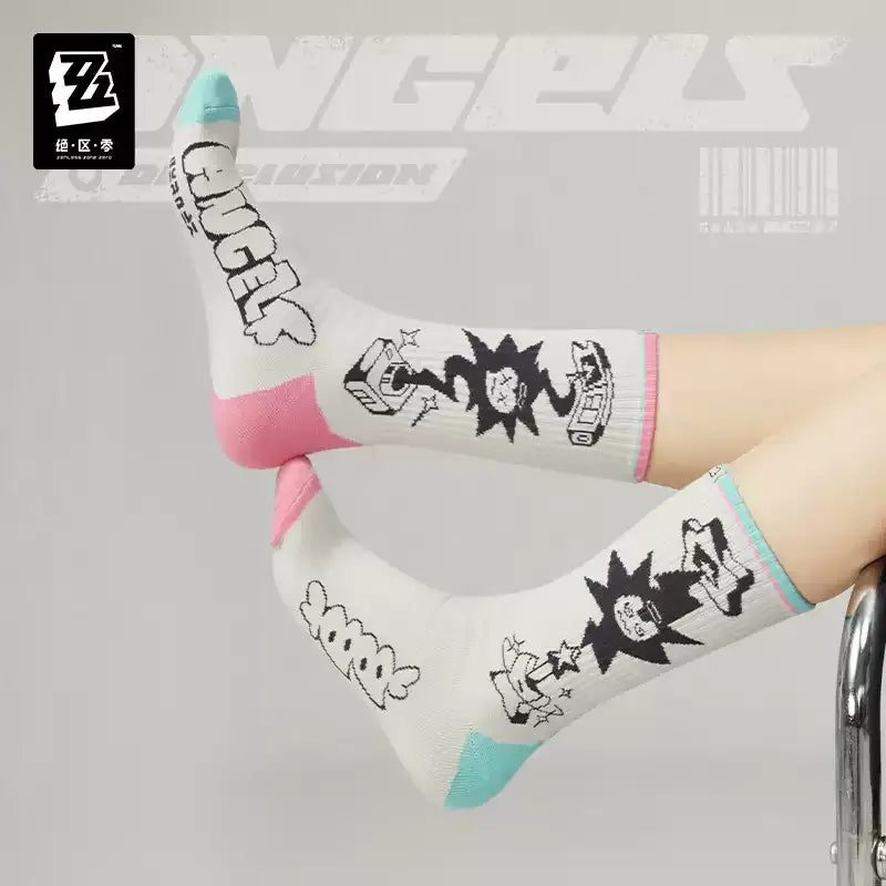 Zenless Zone Zero - Angels of Delusion Printed & Embroidered Socks Set miHoYo