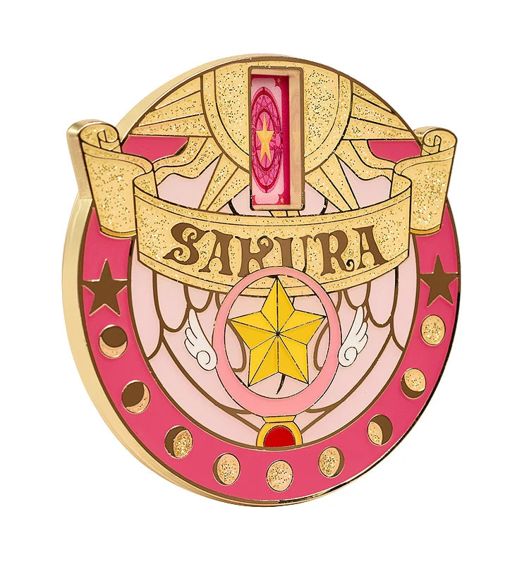 Cardcaptor Sakura 25th Anniversary -Star Wand Metal Badge GoodSmile Moment