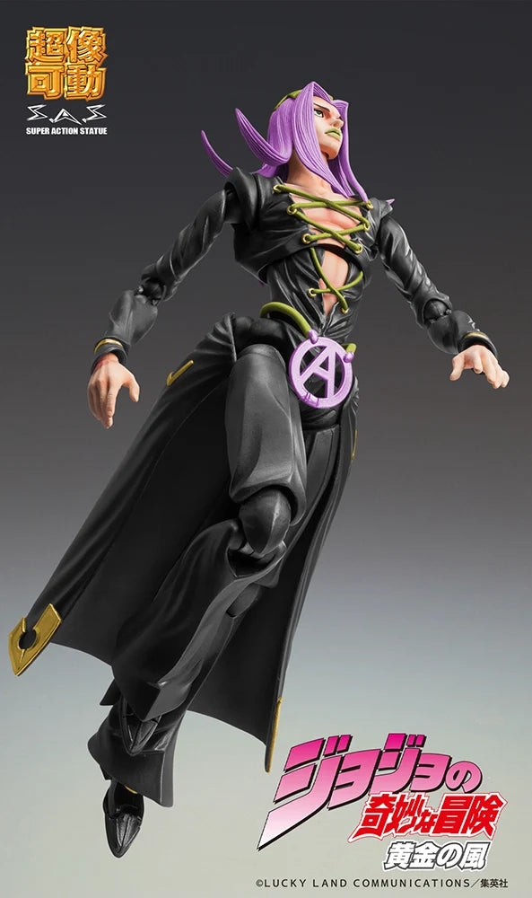 JoJo's Bizarre Adventure: Golden Wind - Leone Abbacchio (BLACK Ver.) Super Action Figure Medicos Entertainments