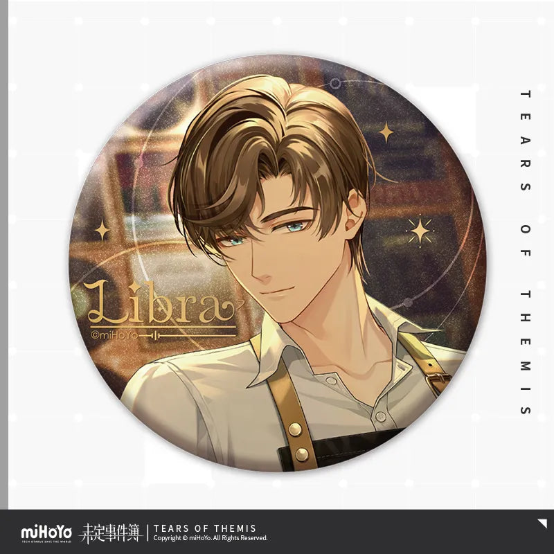 Tears of Themis - Cozy Contentinent Tinplate Badge miHoYo