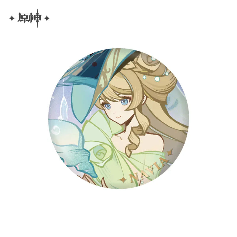 Genshin Impact - Brocade Night Theme Badge & Acrylic Stand miHoYo