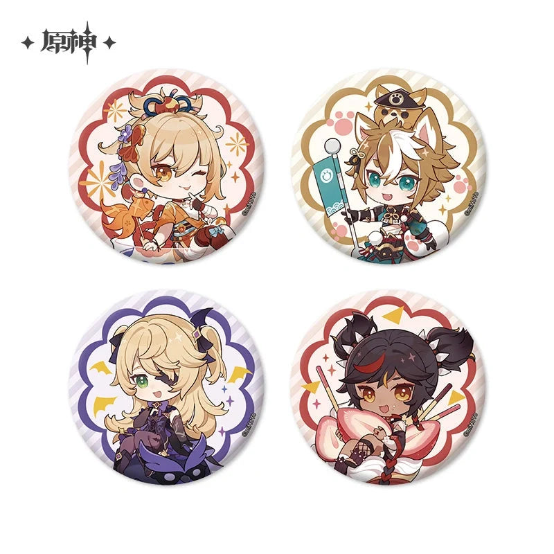 Genshin Impact - IPSTAR Cafe Collab Chibi Character Badge miHoYo