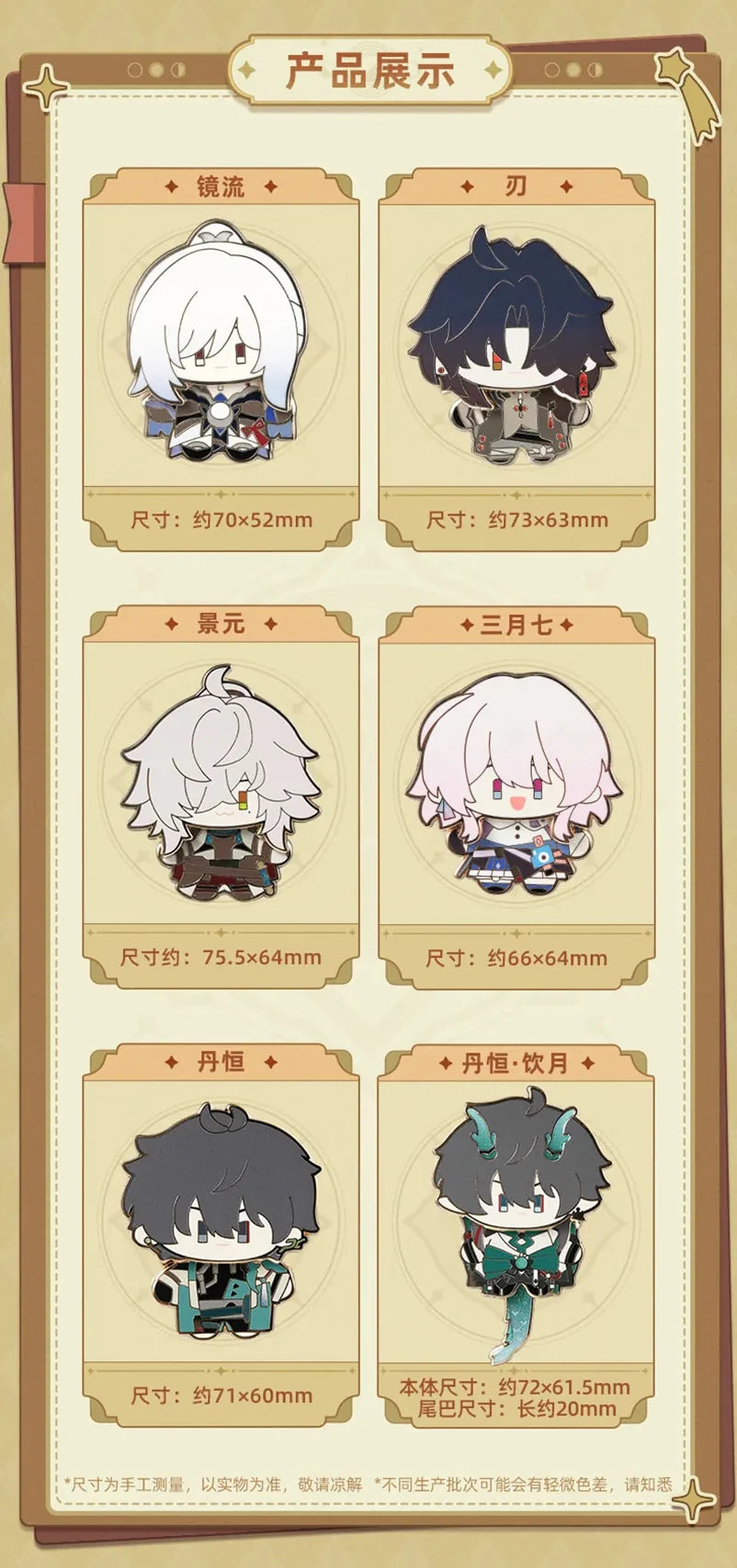 Honkai: Star Rail - Chibi Doll Series Badge miHoYo