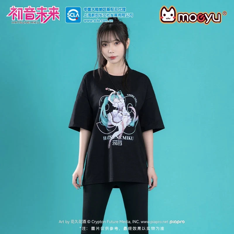 Hatsune Miku - Hatsune Miku 39 Language Of Flowers T-Shirt Moeyu
