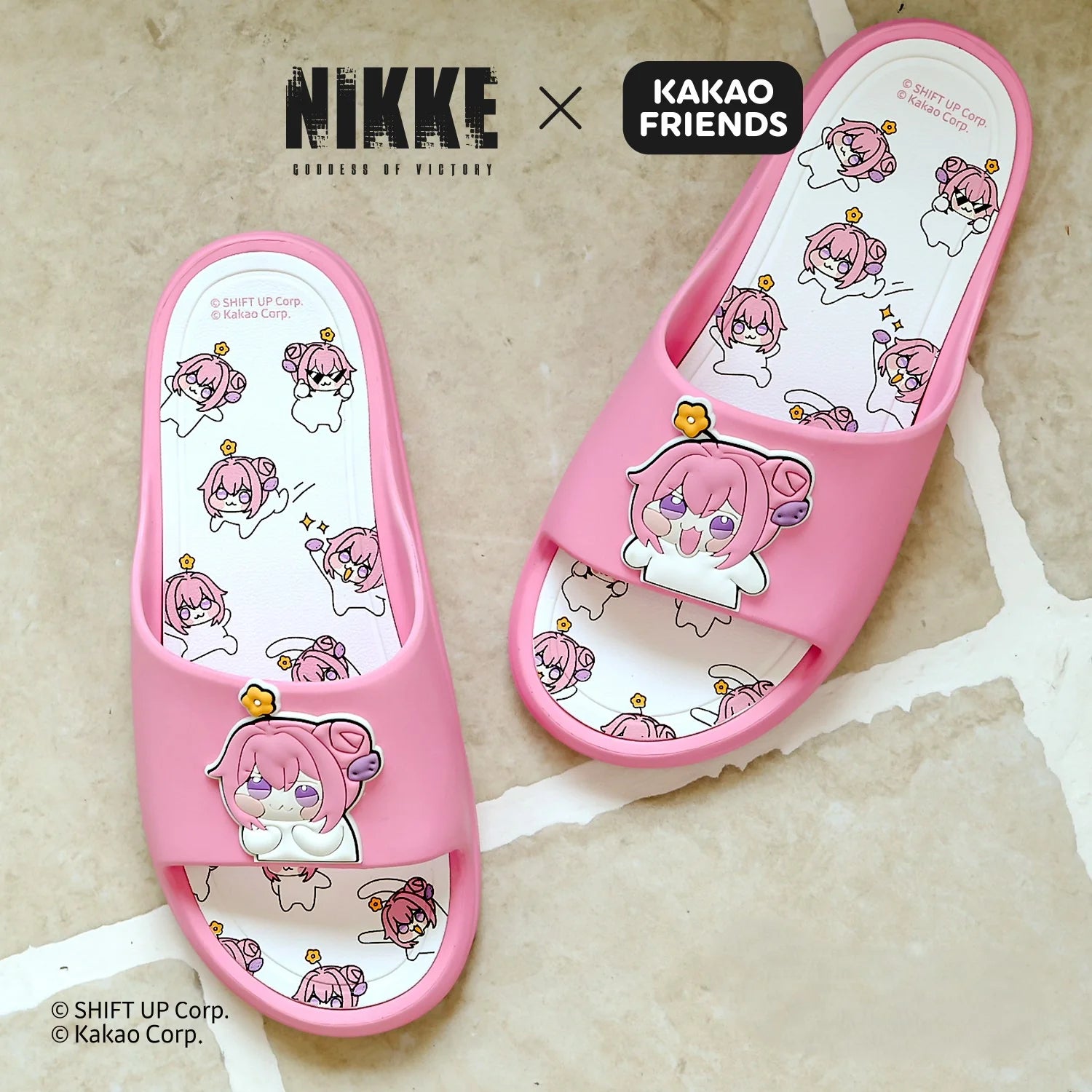 Goddess of Victory: Nikke - Doro＆ Choonsik KAKAO FRIENDS Collab Series Slippers GNF TOYZ