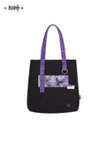 Genshin Impact - Raiden Shogun Character Black Canvas Bag miHoYo