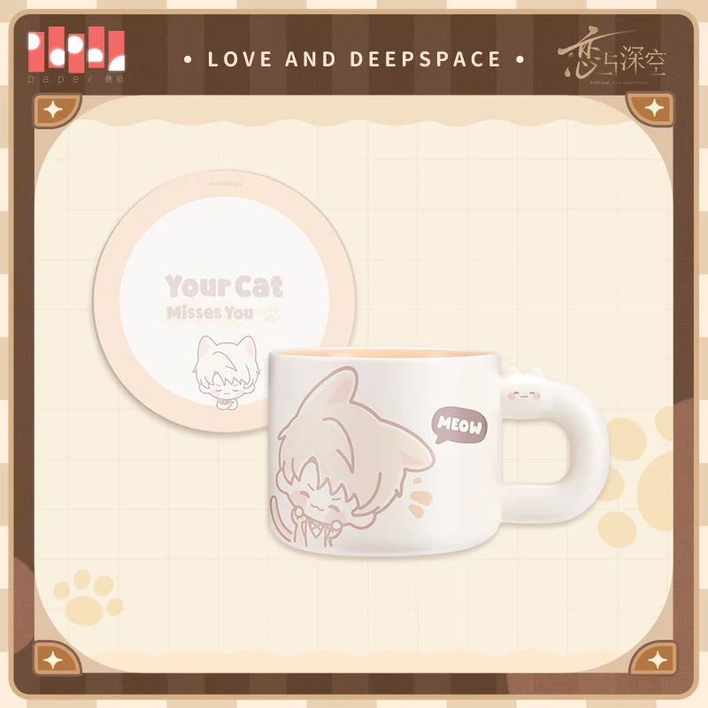 Love and Deepspace - Your Cat Misses You Series Mug InFold Games