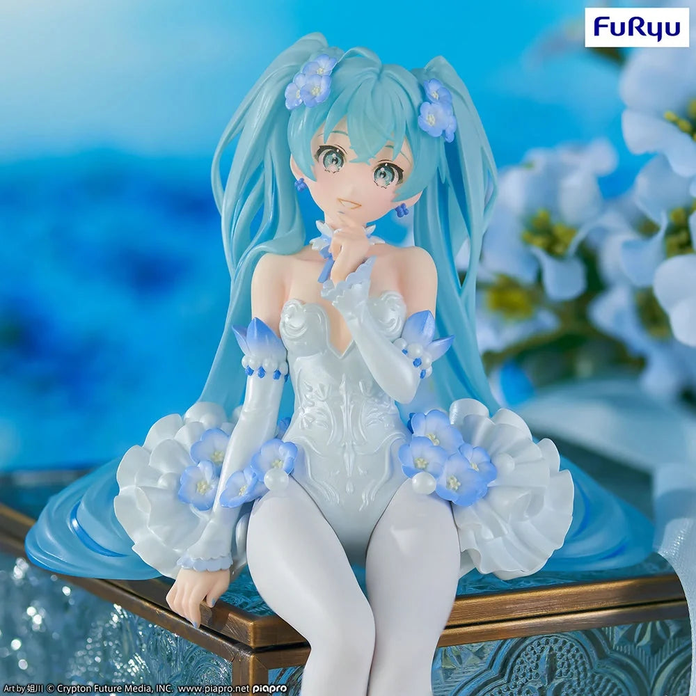 Hatsune Miku - Hatsune Miku(Flower Fairy Nemophila Ver. re-run) Noodle Stopper Prize Figure FuRyu Corporation
