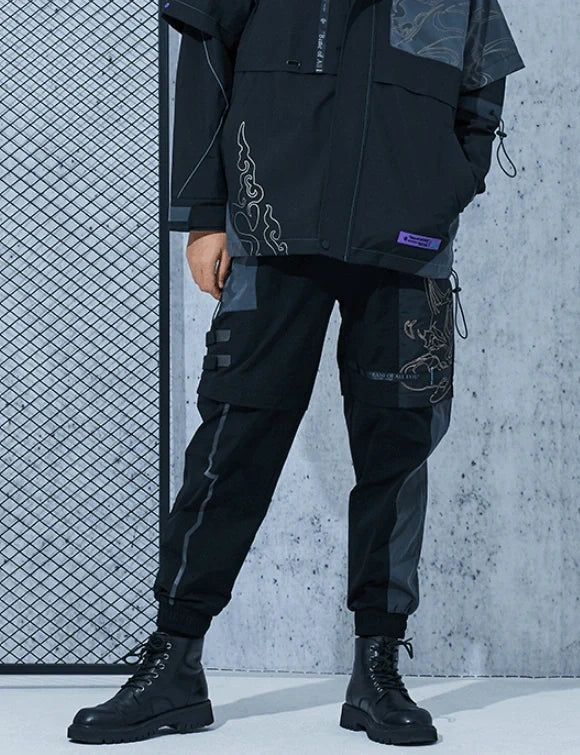 Genshin Impact - Themes of Xiao designed pants Black miHoYo
