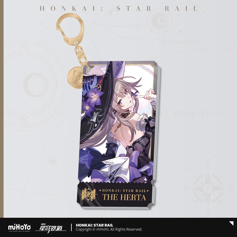 Honkai: Star Rail - The Erudition Path Character Acrylic Warp Artwork Acrylic Keychain miHoYo