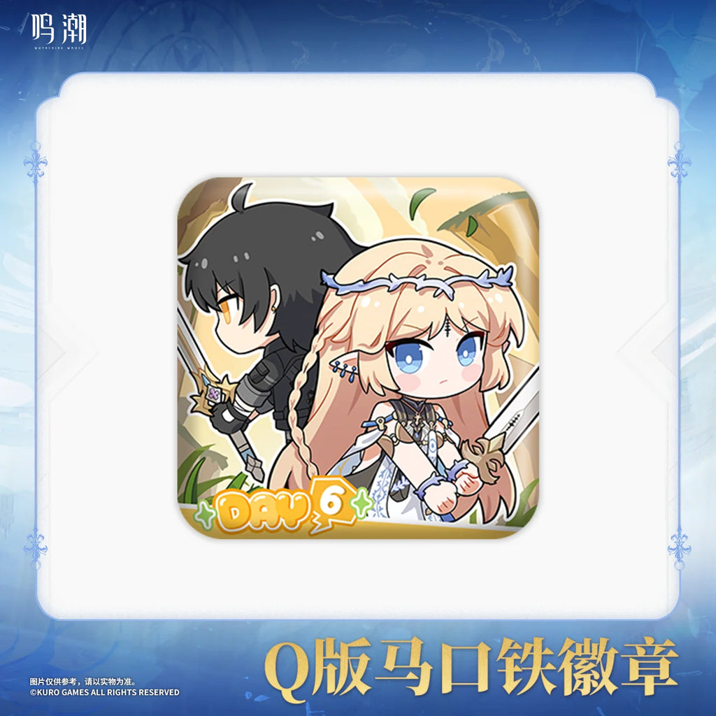 Wuthering Waves - Cartethyia Themed Chibi Ver. Tin Badge KURO GAMES