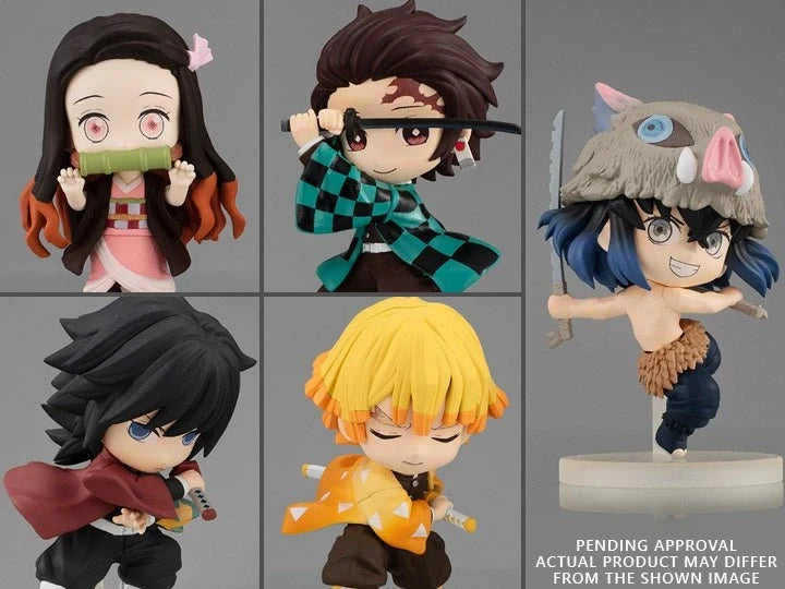 Demon Slayer: Kimetsu no Yaiba - Chibi Masters Set of 5 Figures (Reissue) Blind Box Prize Figure BANDAI SPIRITS