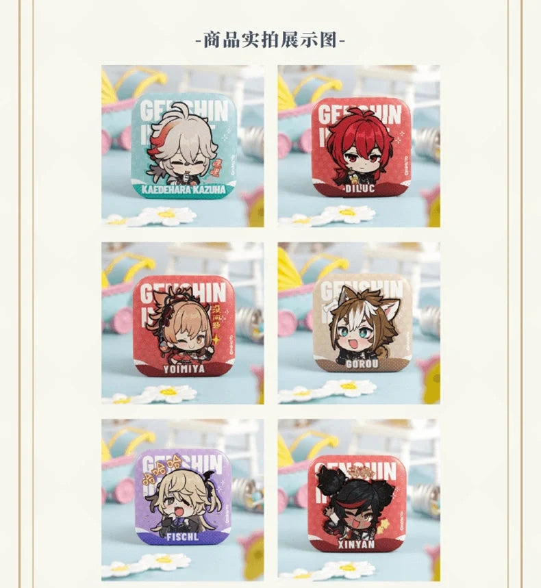 Genshin Impact - IPSTAR Cafe Collab PU Character Badge miHoYo